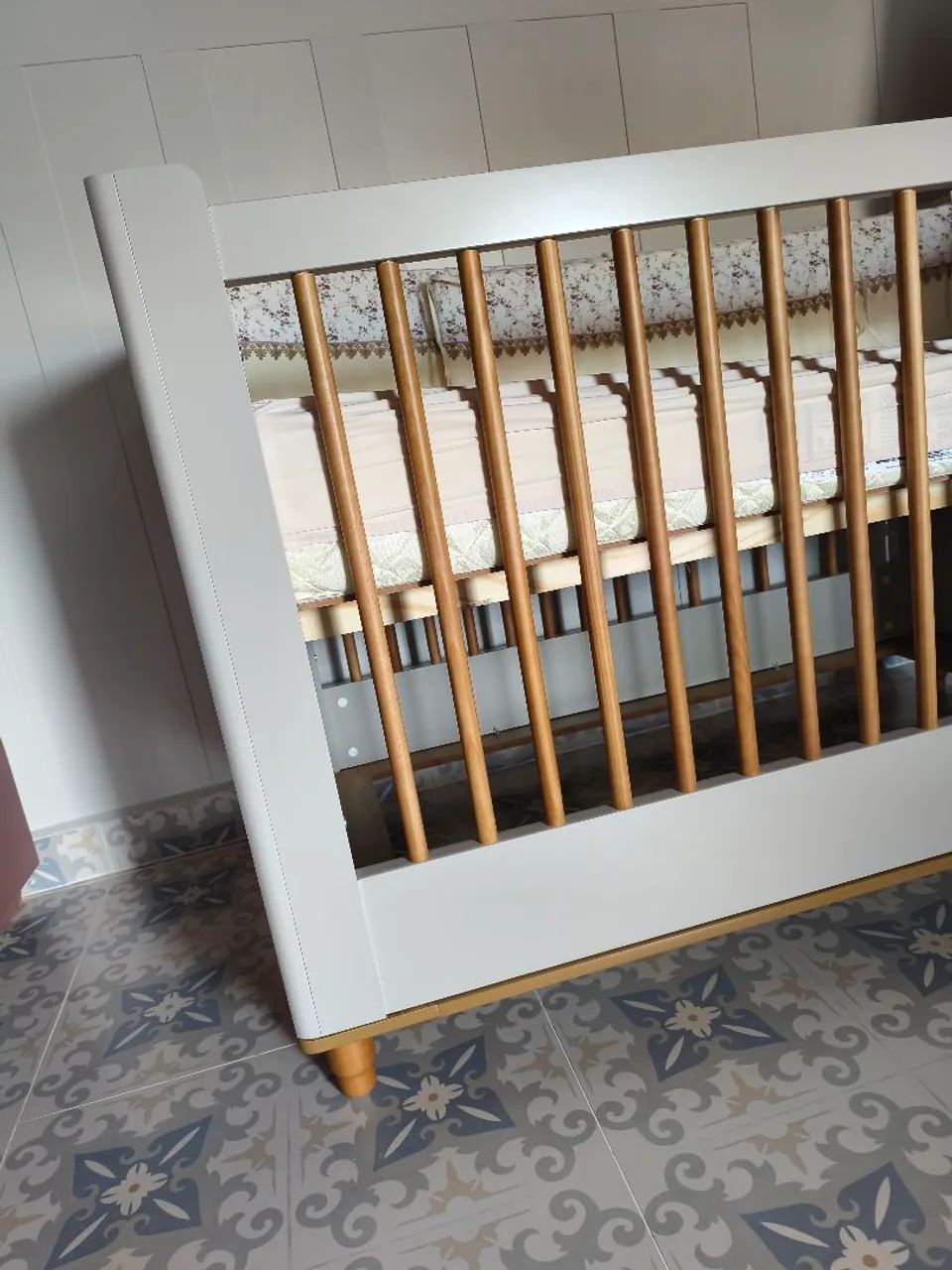 Berço americano/mini cama + colchão +kit berço - Foto 3