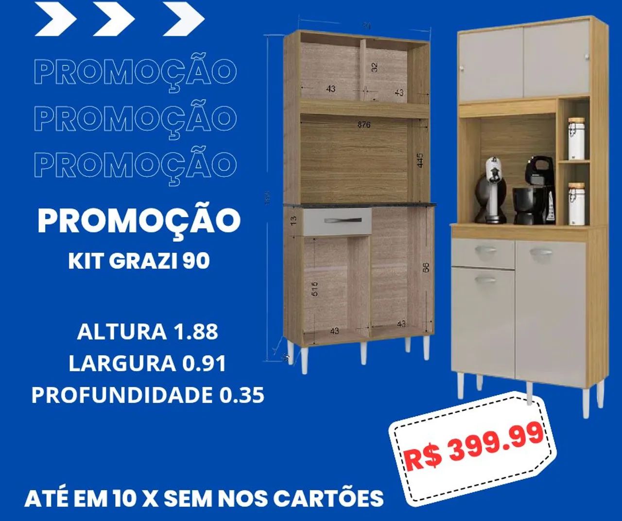 PROMOÇÃO DE ARMÁRIO 