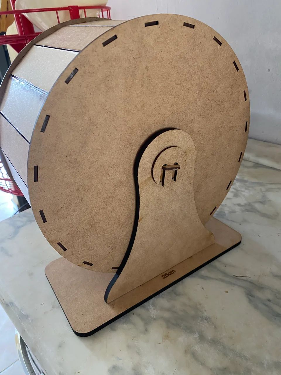 Roda Hamster e ratos de MDF - Foto 2