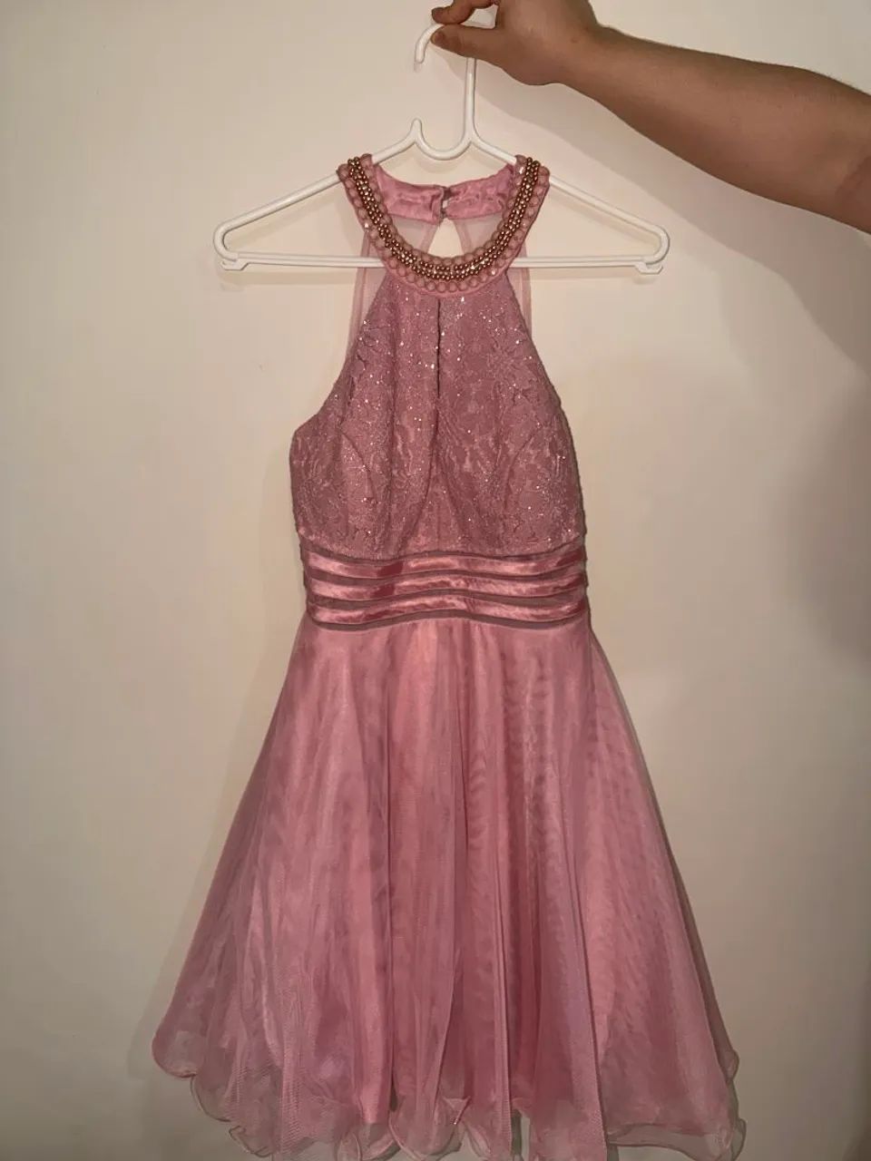 Vendo vestido rosa novo - Foto 5