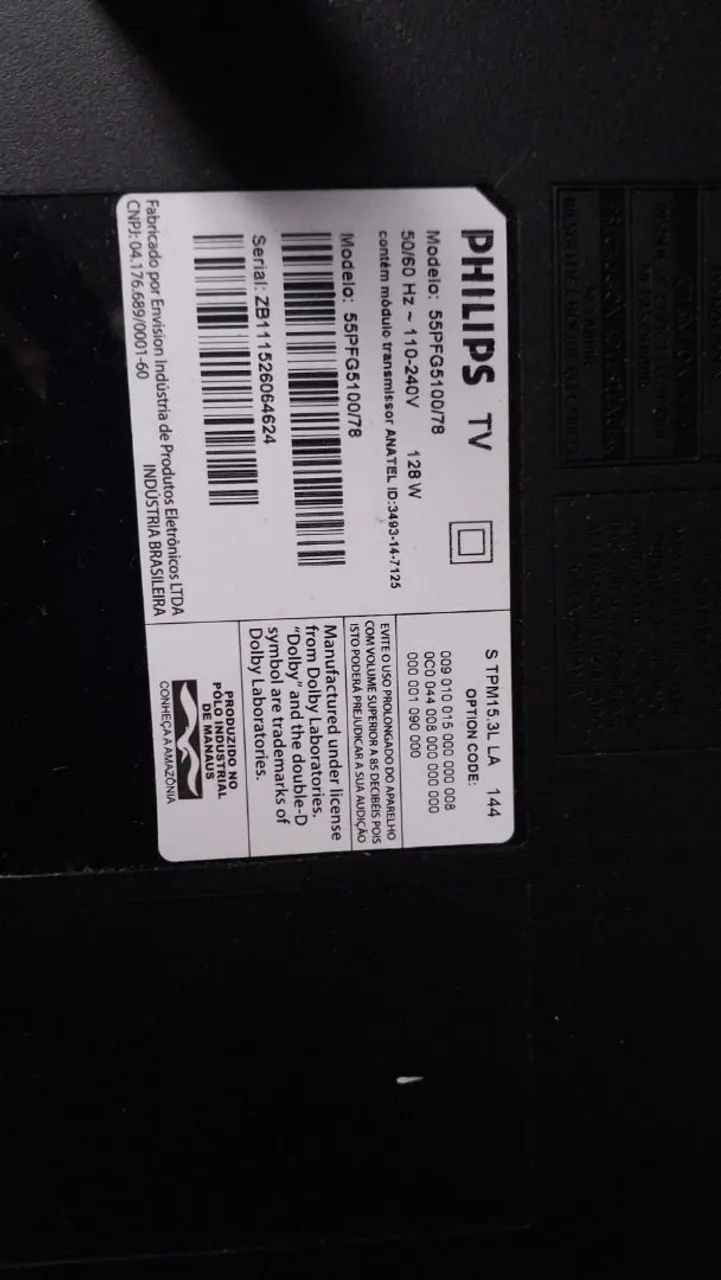 Smart TV LED Islim Full HD Philips 55 polegadas modelo 2016  - Foto 2