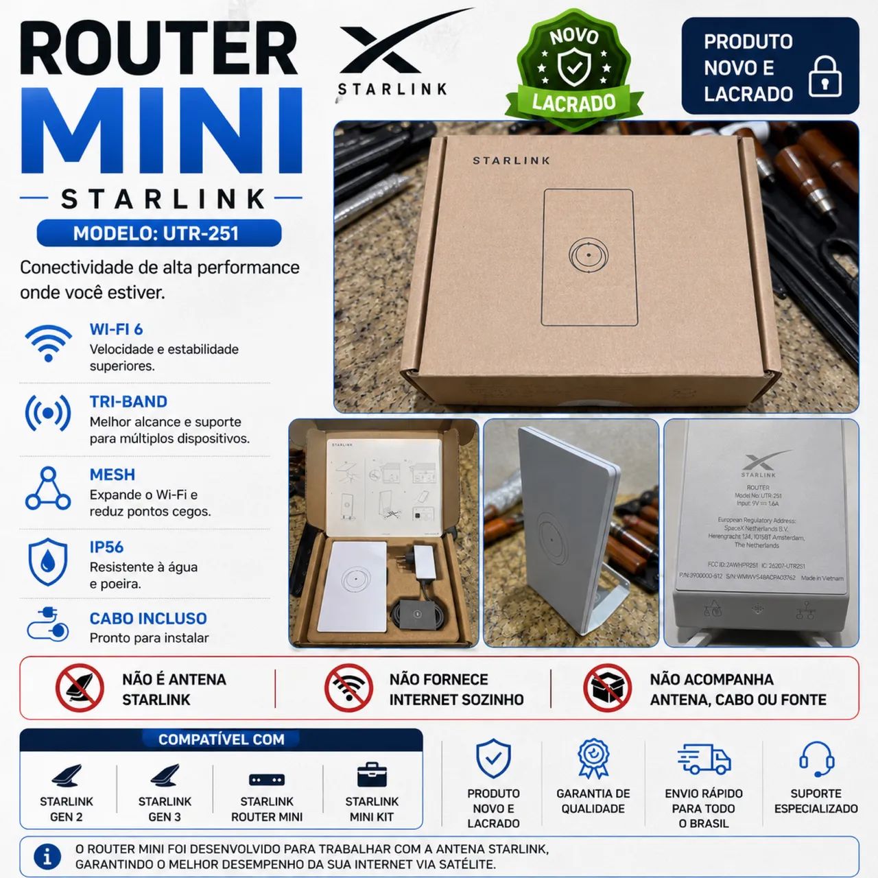Starlink Router Mini UTR-251 