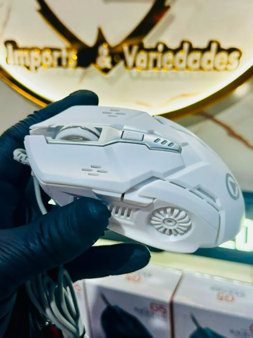 Mouse Gamer Branco  - Foto 5