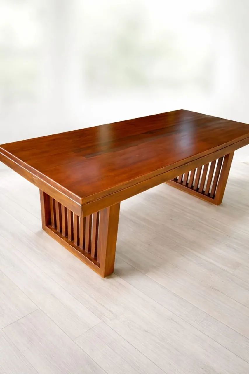 Mesa de madeira maciça  - Foto 4