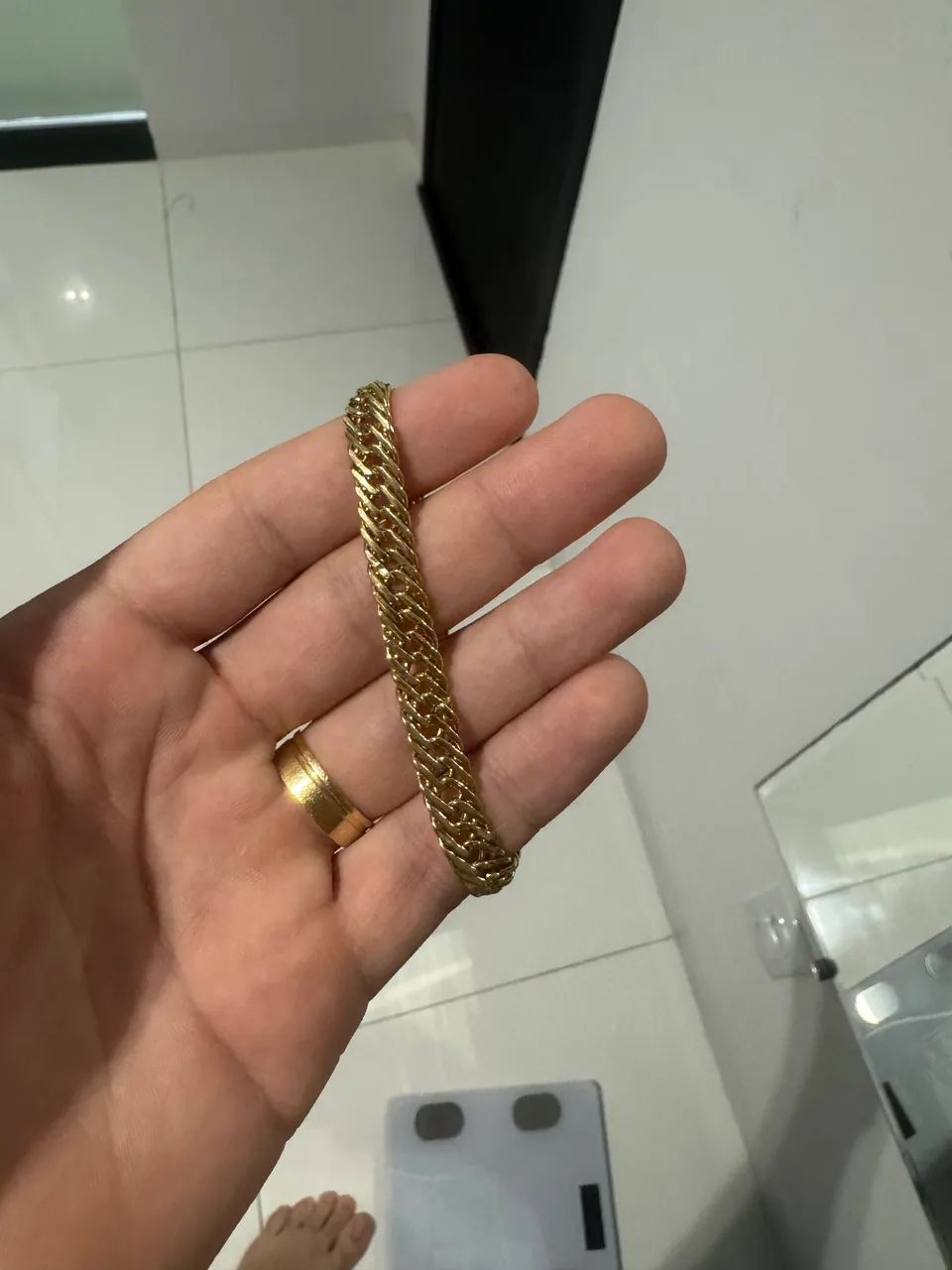 Pulseira de ouro 10,2 gramas - Foto 3