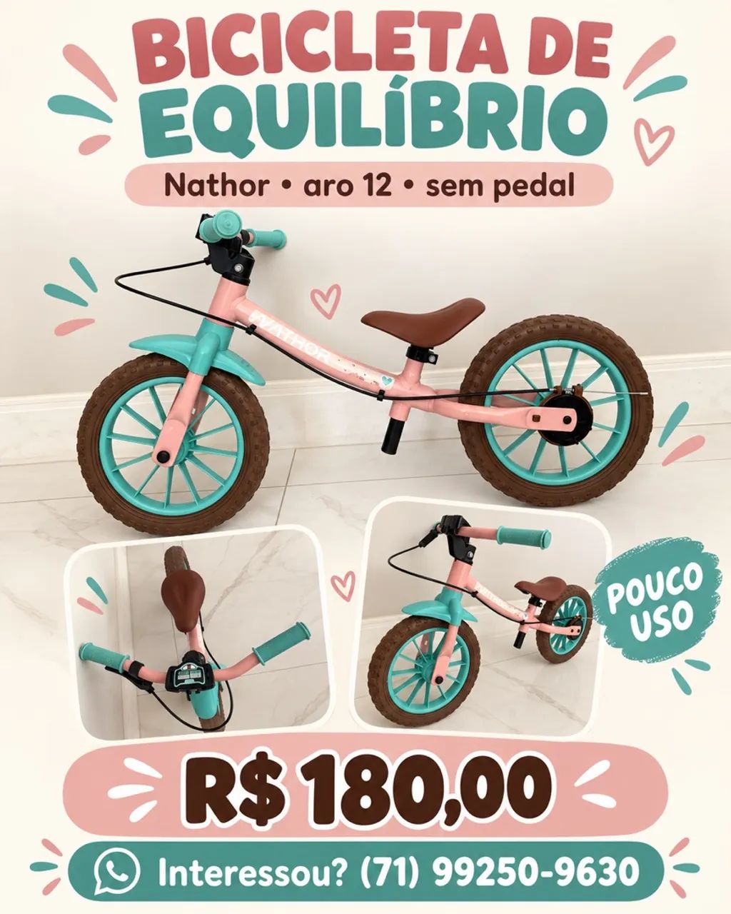 Bicicleta de equilíbrio