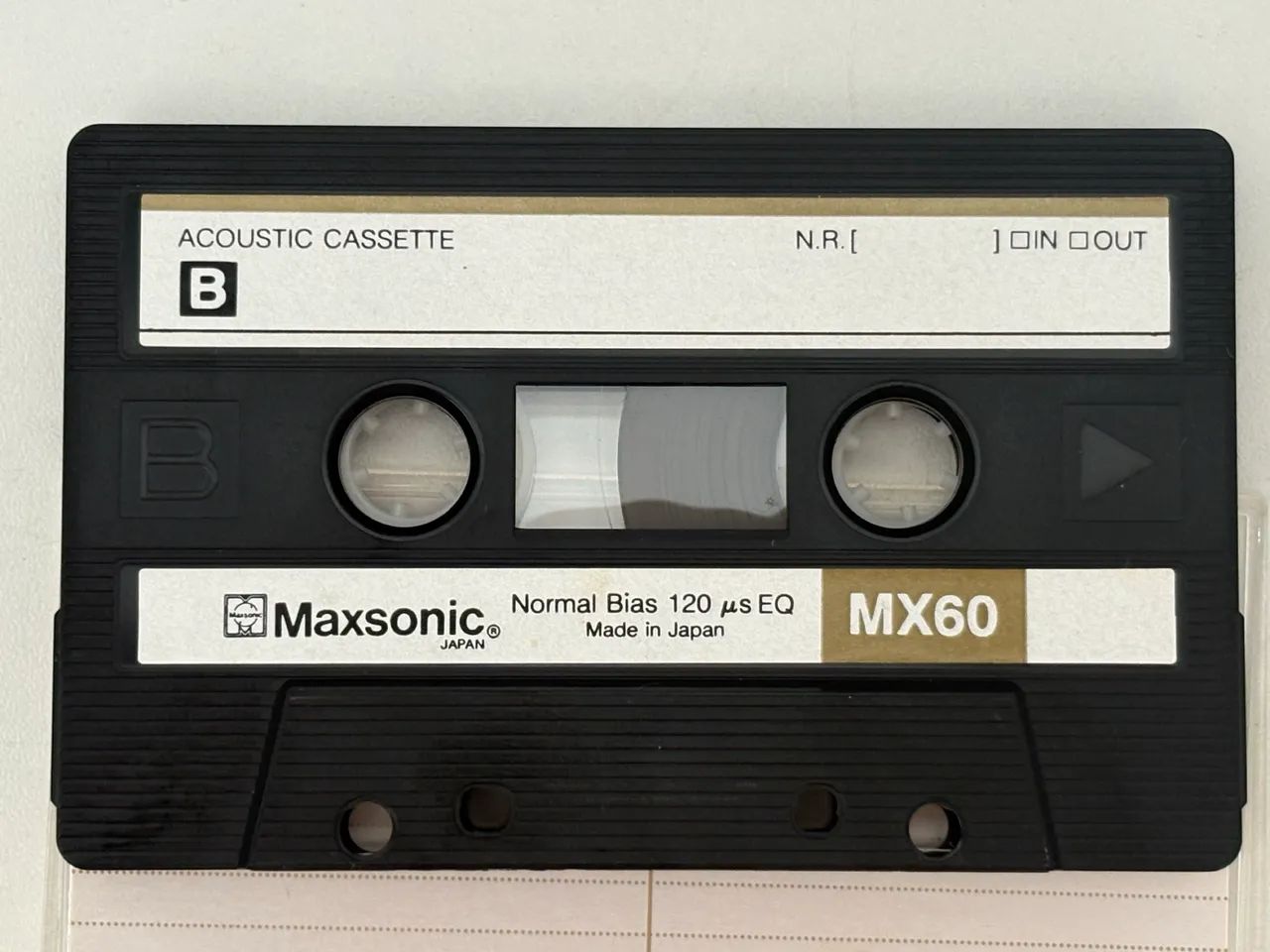 Fita cassete Maxsonic MX60 (Made in Japan) - Foto 4