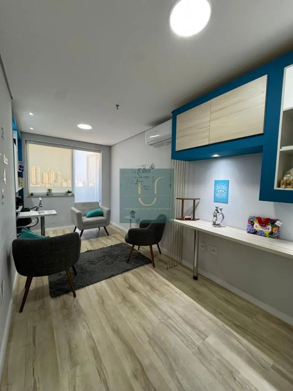 Sala Comercial, Mogi das Cruzes, 01 banheiros, copa, 01 vaga de garagem e 46m² - Foto 2