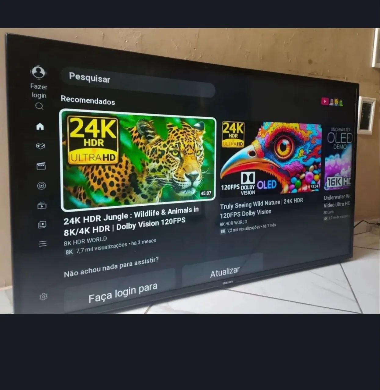 Smart TV Samsung 43" - Imagem Perfeita + Seminovíssima!