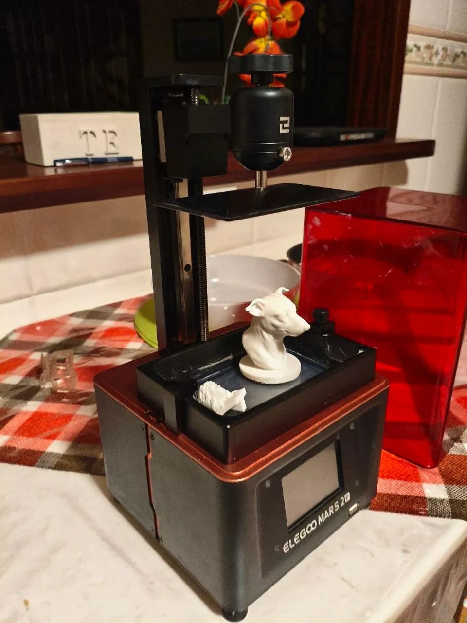 Impressora 3D Resina ELEGOO MARS 2 PRO LCD Alta precisão! - Foto 2