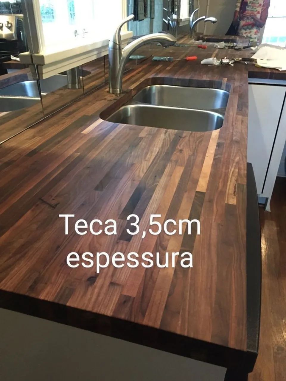 Tampo de Pia de Madeira  - Foto 4