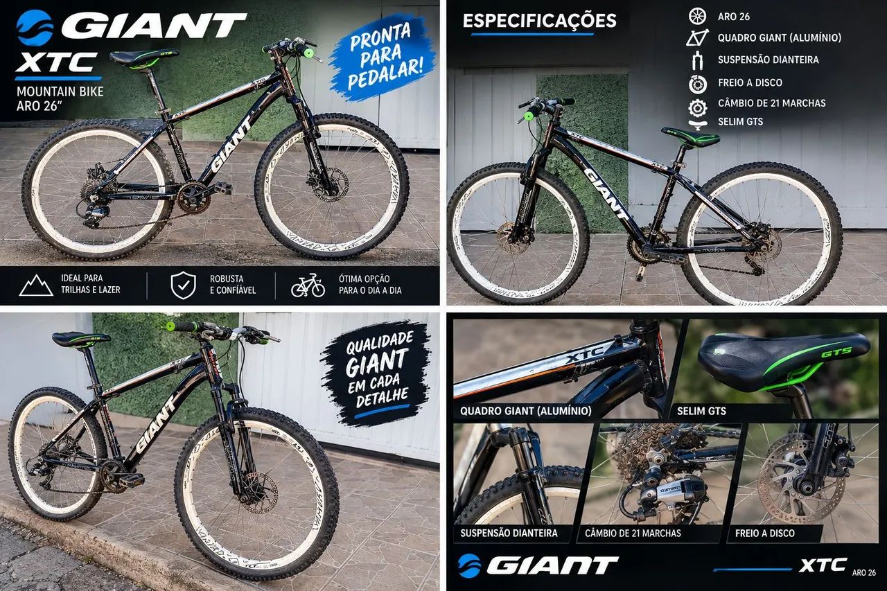 Bicicleta Aro 26 Giant - Foto 3