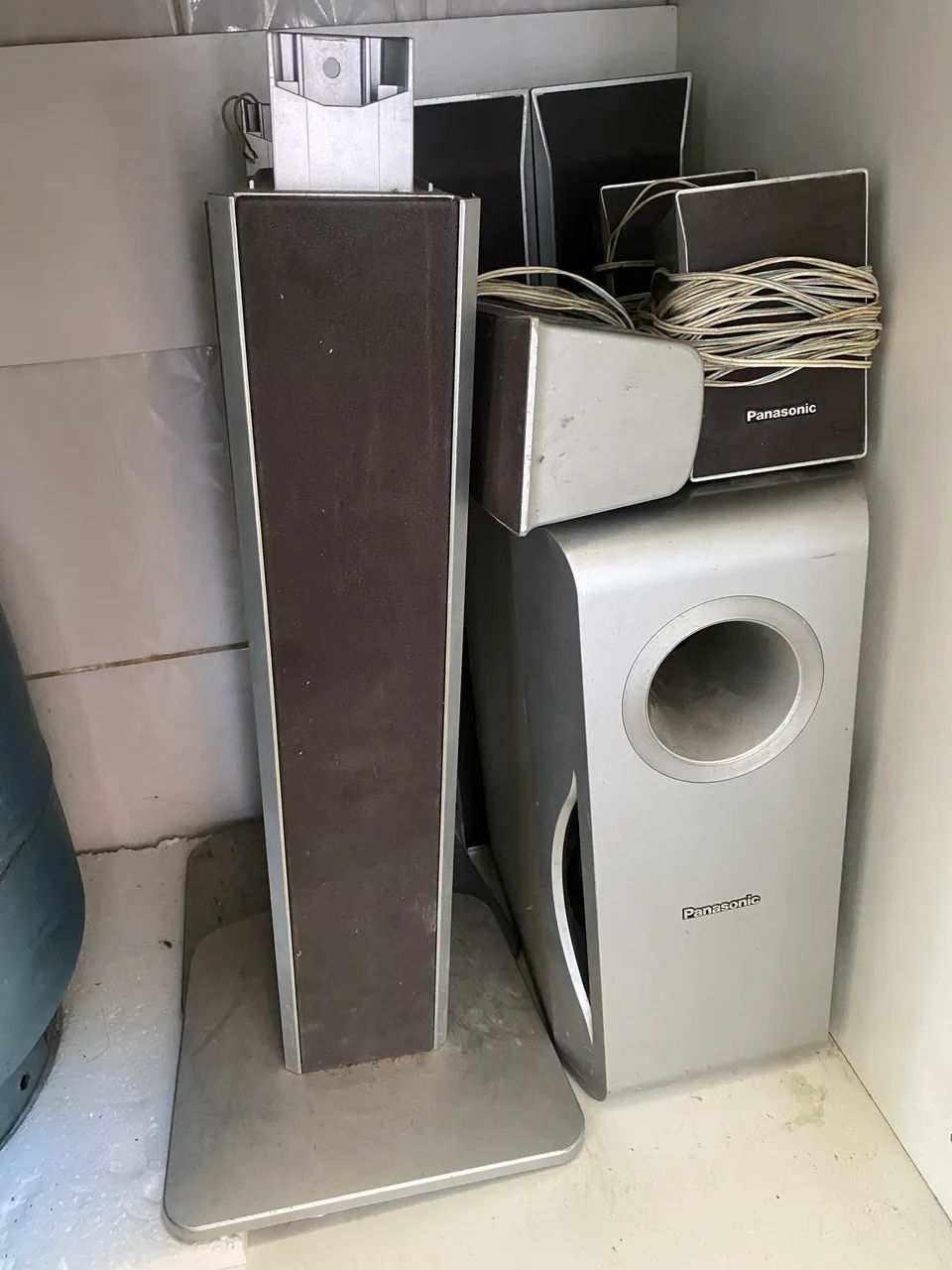 Caixas do home theater panasonic