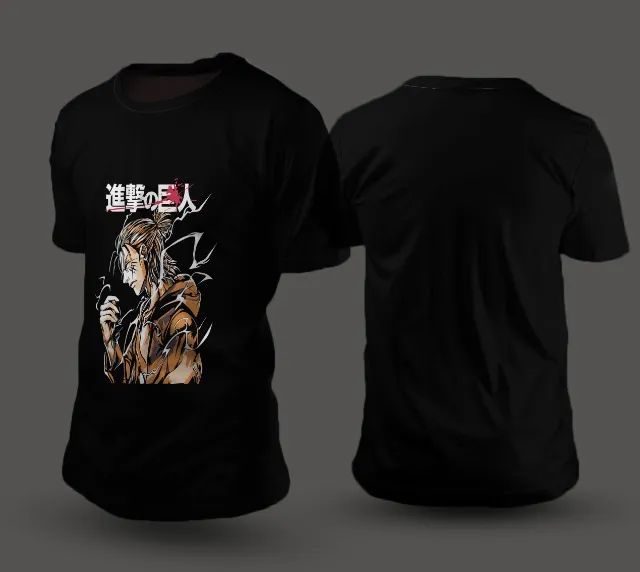 Camisas Anime ATTACK ON TITAN - Foto 2