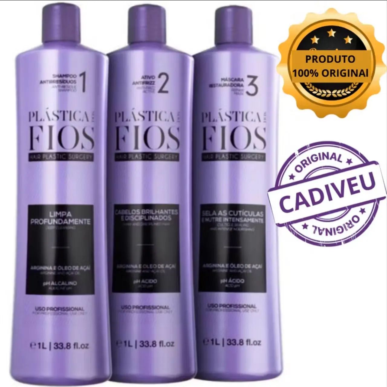 KIT PLÁSTICA DOS FIOS CADIVEU - Foto 2