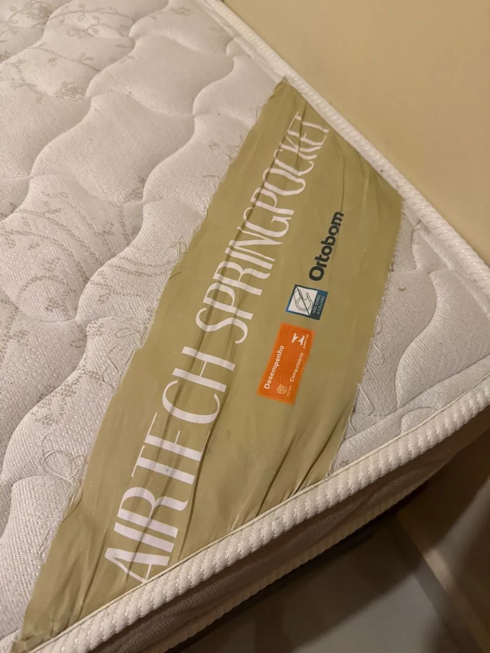 Cama de solteiro Box semi-nova Ortobom - Foto 5