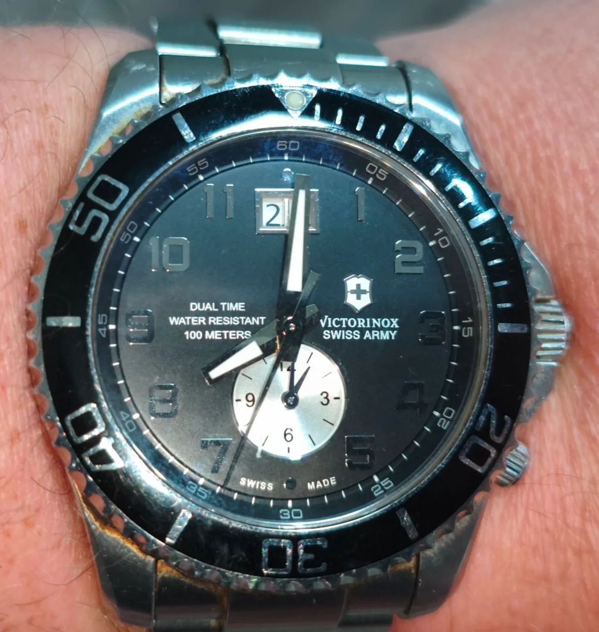 2 サムバイミー Relógio Victorinox Swiss Army Dual Time Maverick - Acessórios