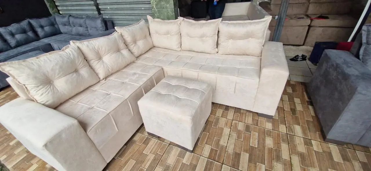 Imperdível sofá super confortável acolchoado  - Foto 3