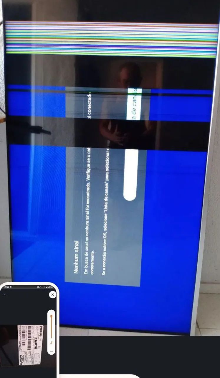 Tv Philips 58 polegadas com defeito  - Foto 2