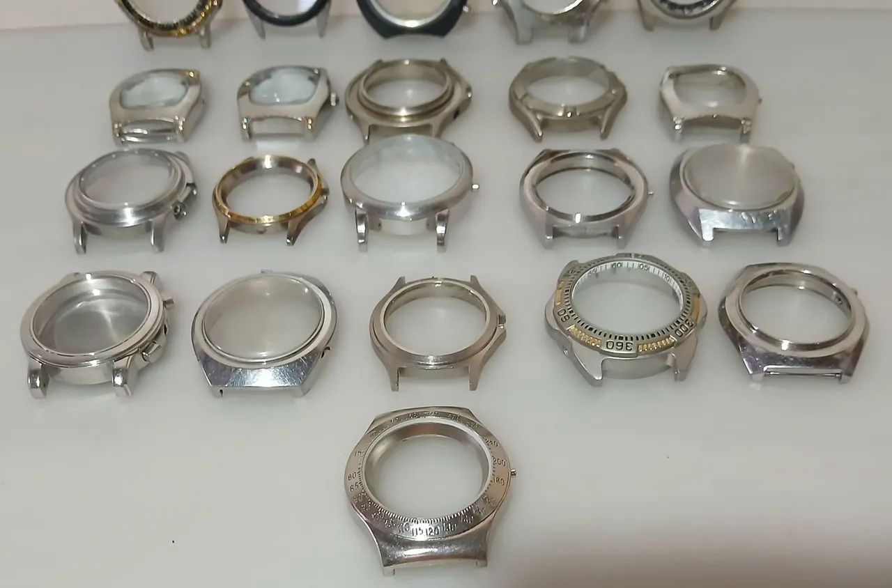 Lote com 21 caixas para relógio modelos e tamanhos variados - Foto 4