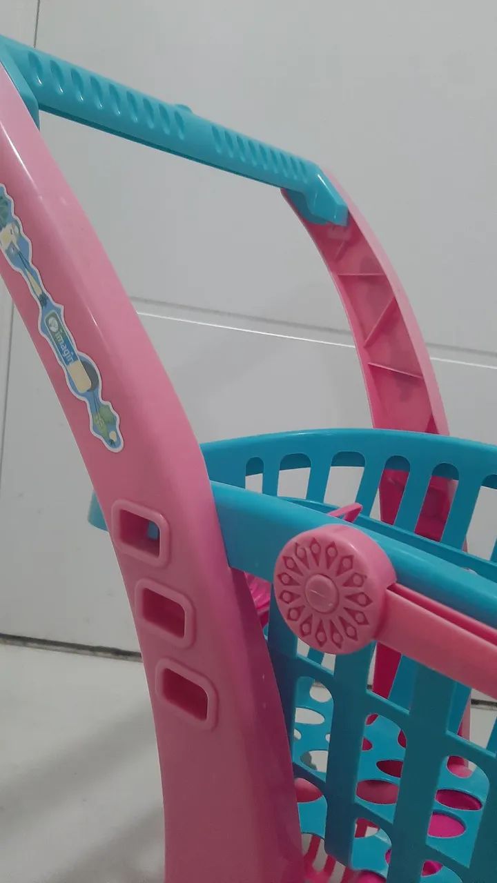 Carrinho de Compras Infantil Brinquedo - Foto 2