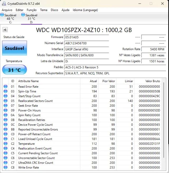 HD WESTERN DIGITAL 1TB 2,5" - Foto 2