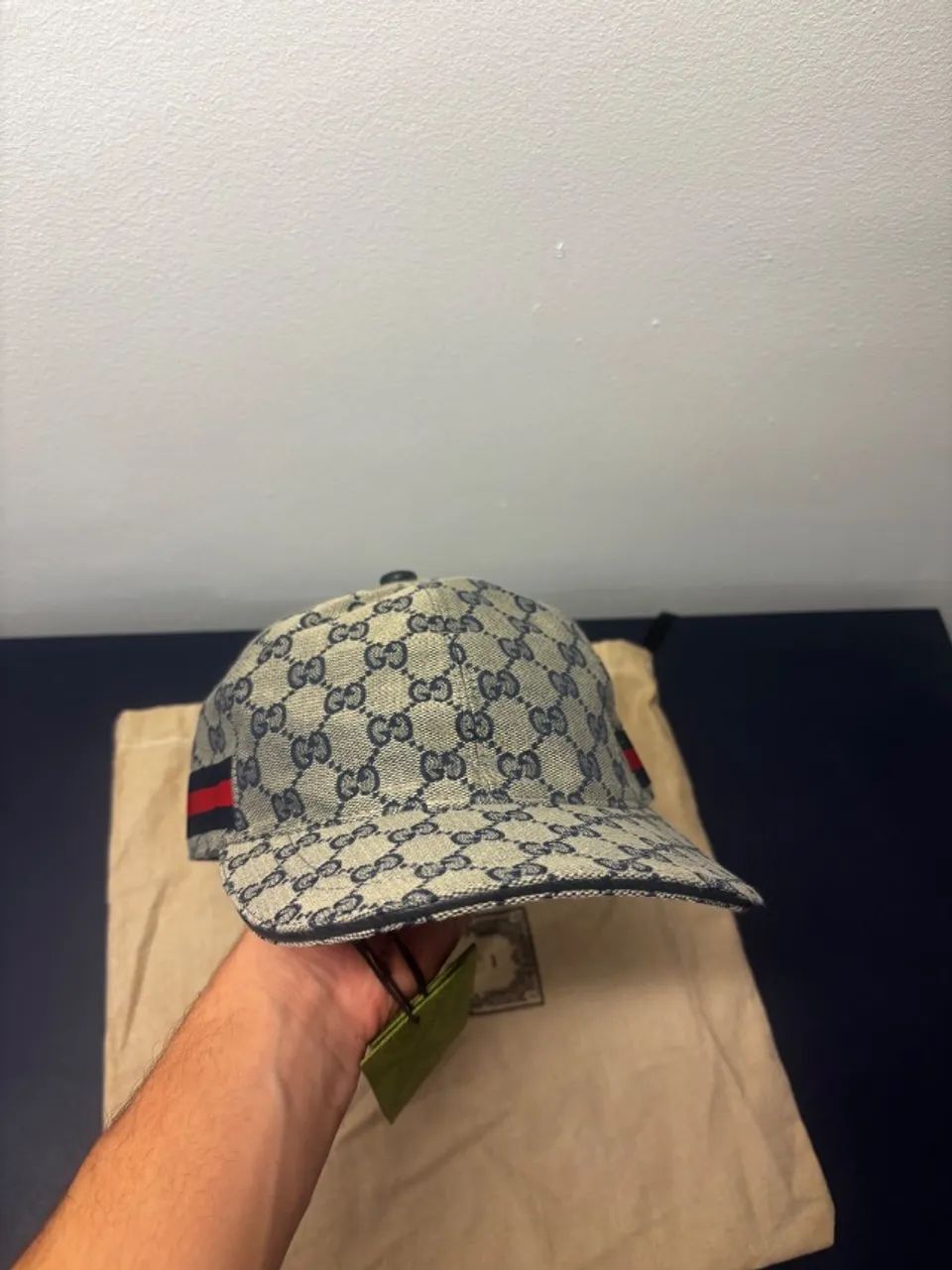 Boné Gucci canvas - Foto 4