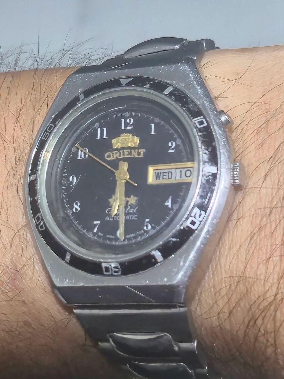 Relógio ORIENT AUTOMÁTICO 3 ESTRELAS  PRETO  -  TODO REVISADO  - Foto 2