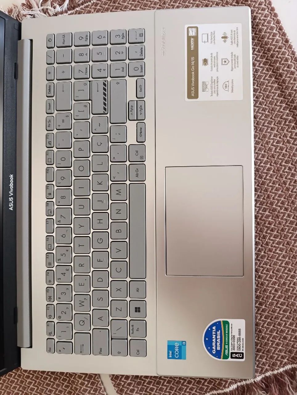 Notebook Asus i3 Vivobook 4ram/258memória - Foto 4