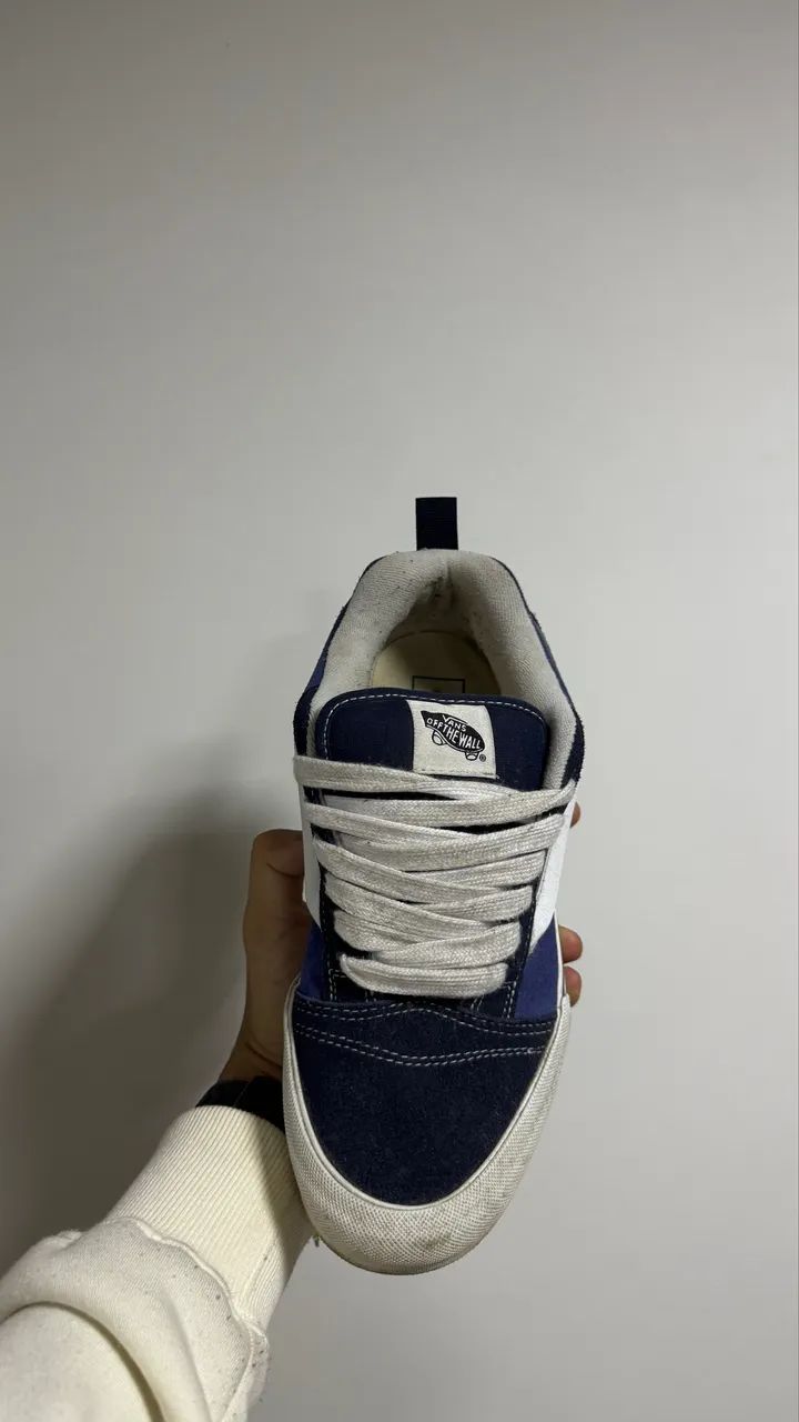 Tênis Knu Skool Navy True White - Foto 5