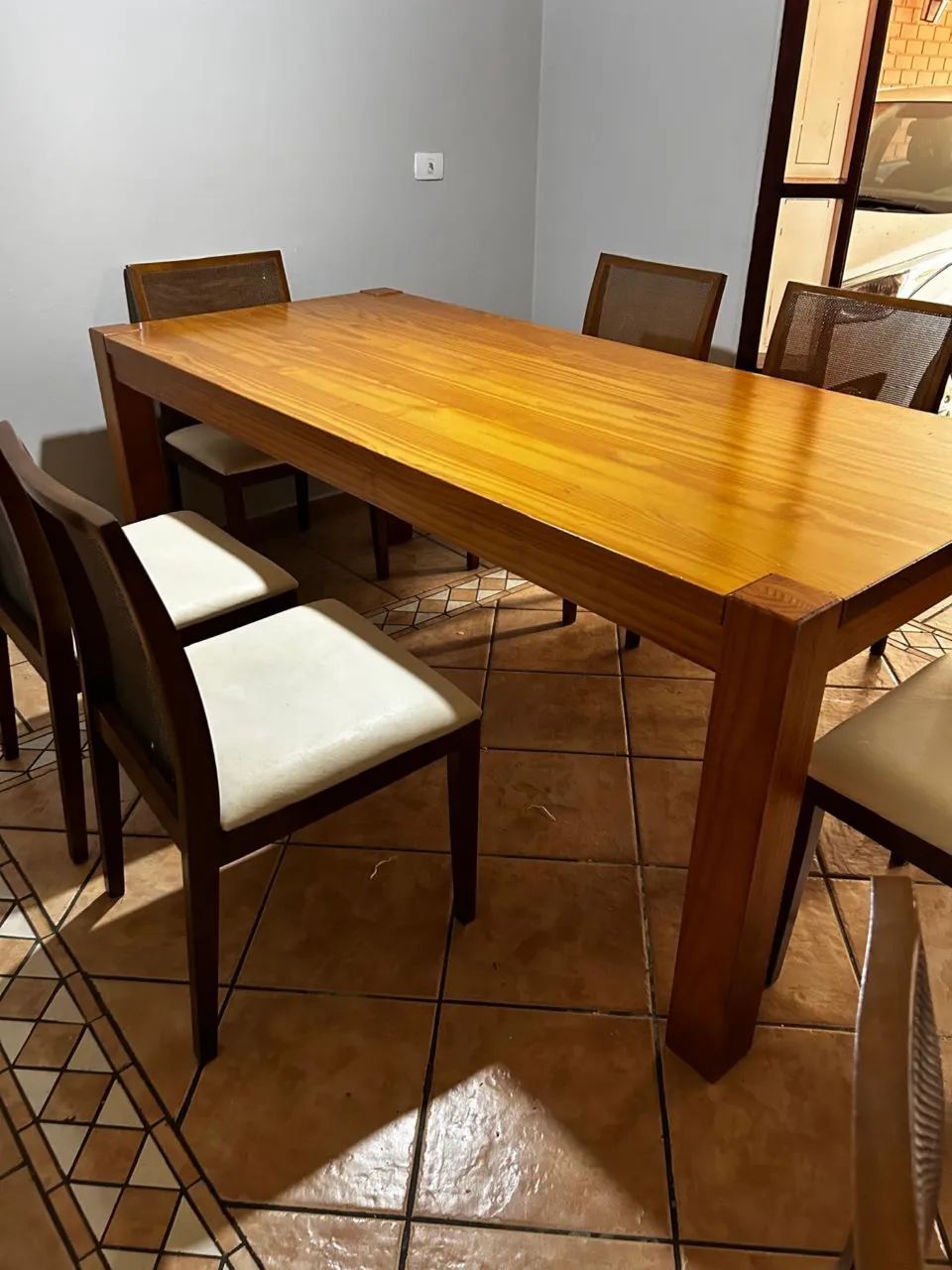Mesa de madeira freijó (tok stok)  - Foto 2