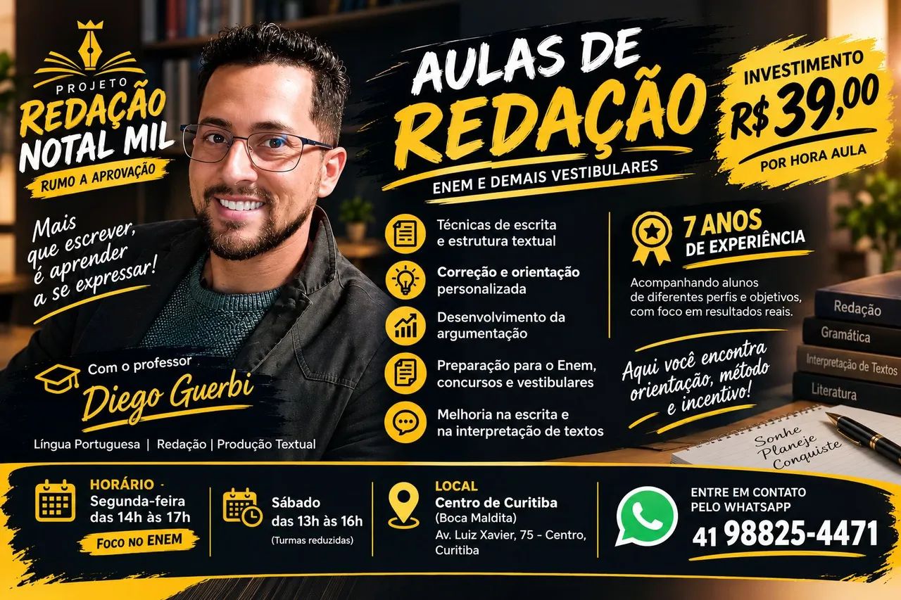 Aula de redação 