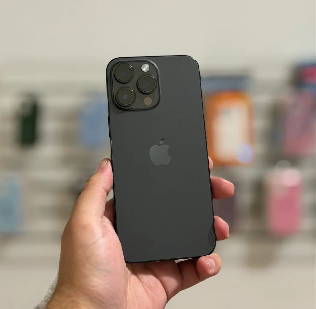 iPhone 14 Pro Max 256gb preto garantia 6 meses - Celulares e