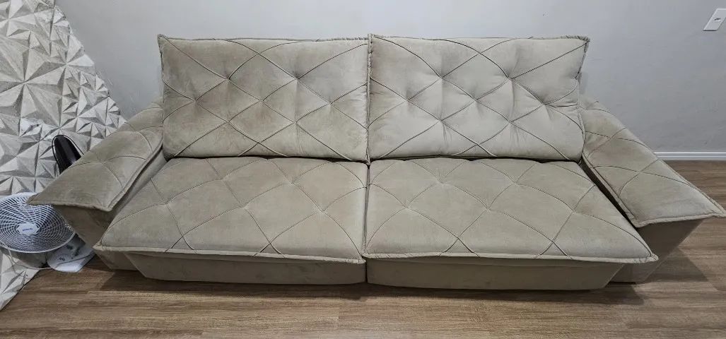 Sofá Retrátil e Reclinável 2,90m - Excelente Estado