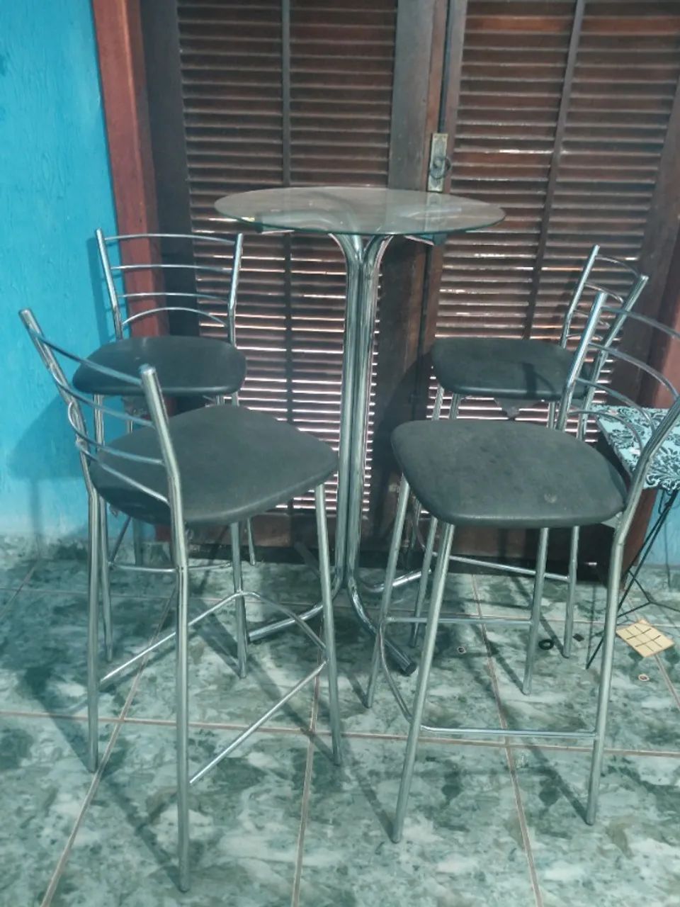 JOGO DE BANQUETA BISTO EM AÇO - Foto 2