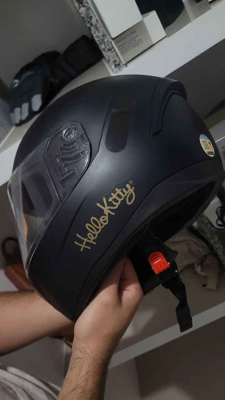 Capacete Hello Kitty 