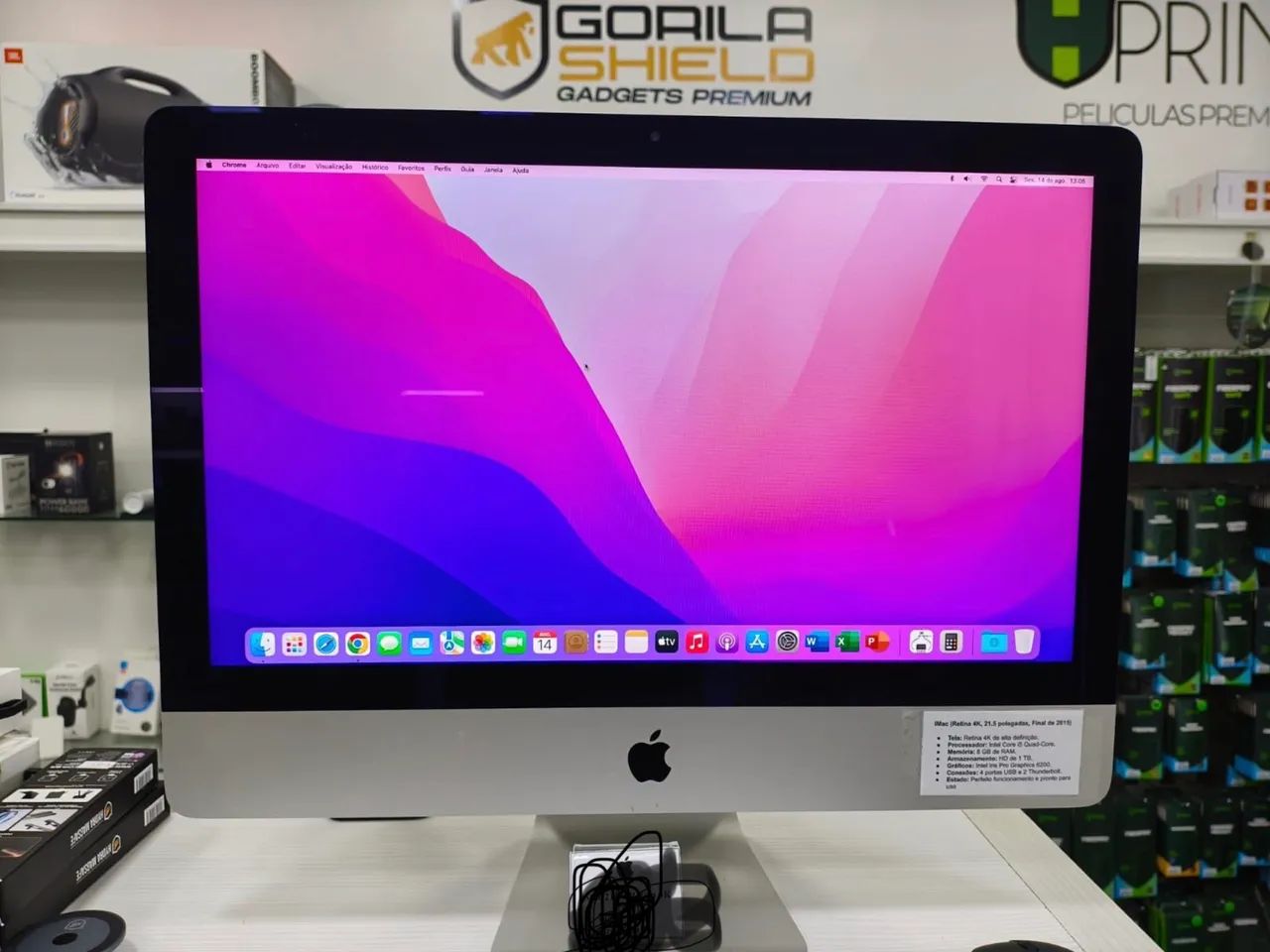 iMac 21 polegadas 4k (retina- 1TB de armazenamento) - Foto 3
