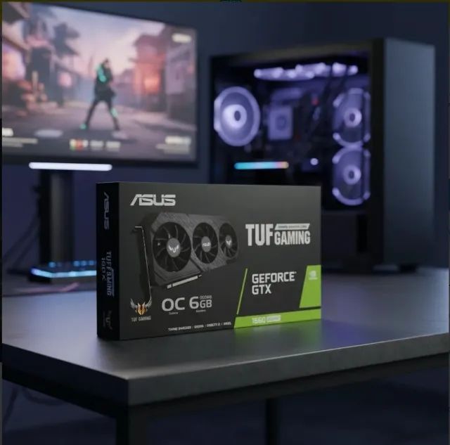 Placa De Vídeo Asus Tuf Gaming Gtx 1660 Super Oc Edition 6gb DDR6