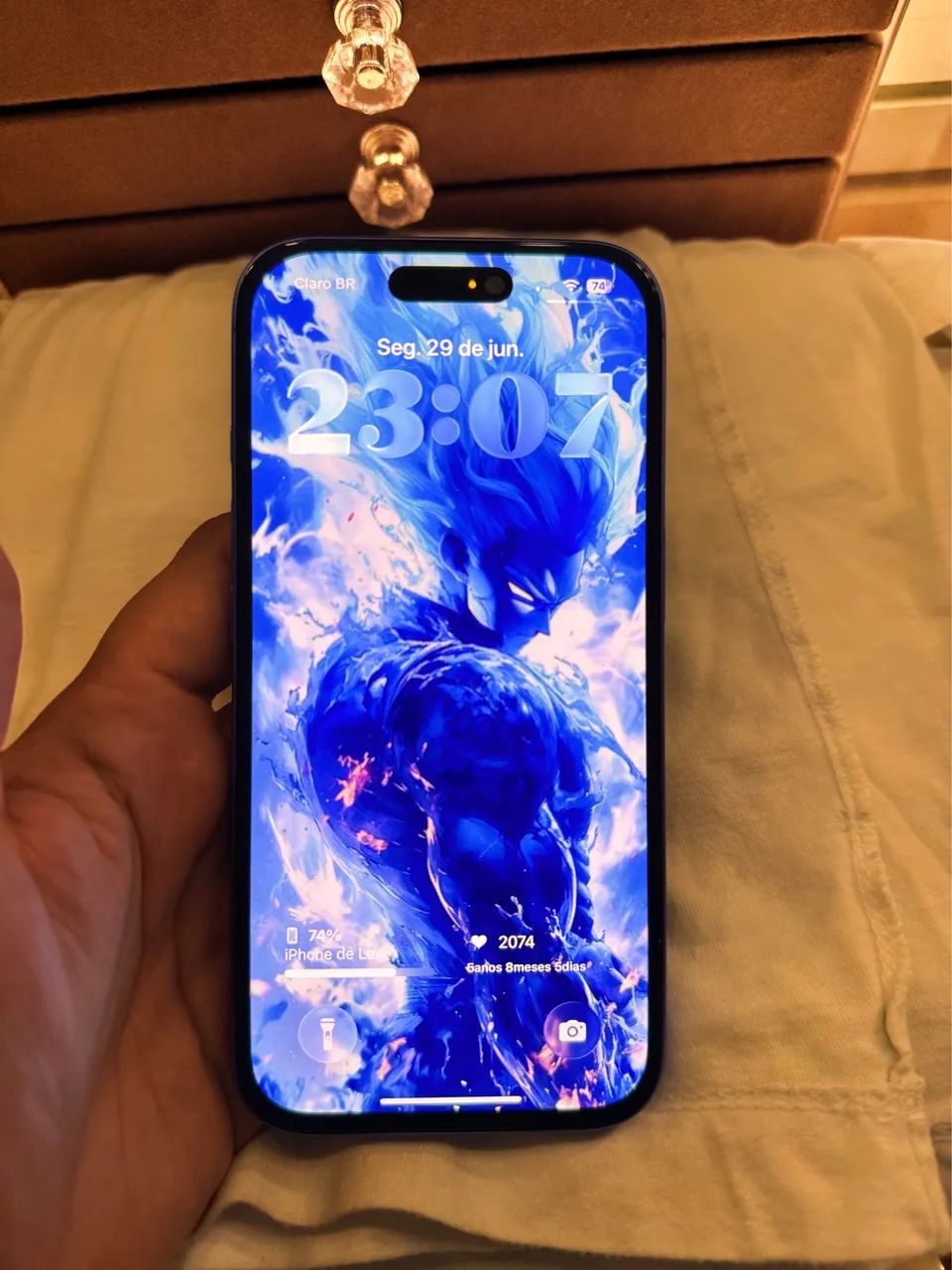 vendo iPhone 16 azul 128gb | IMPECÁVEL  - Foto 5