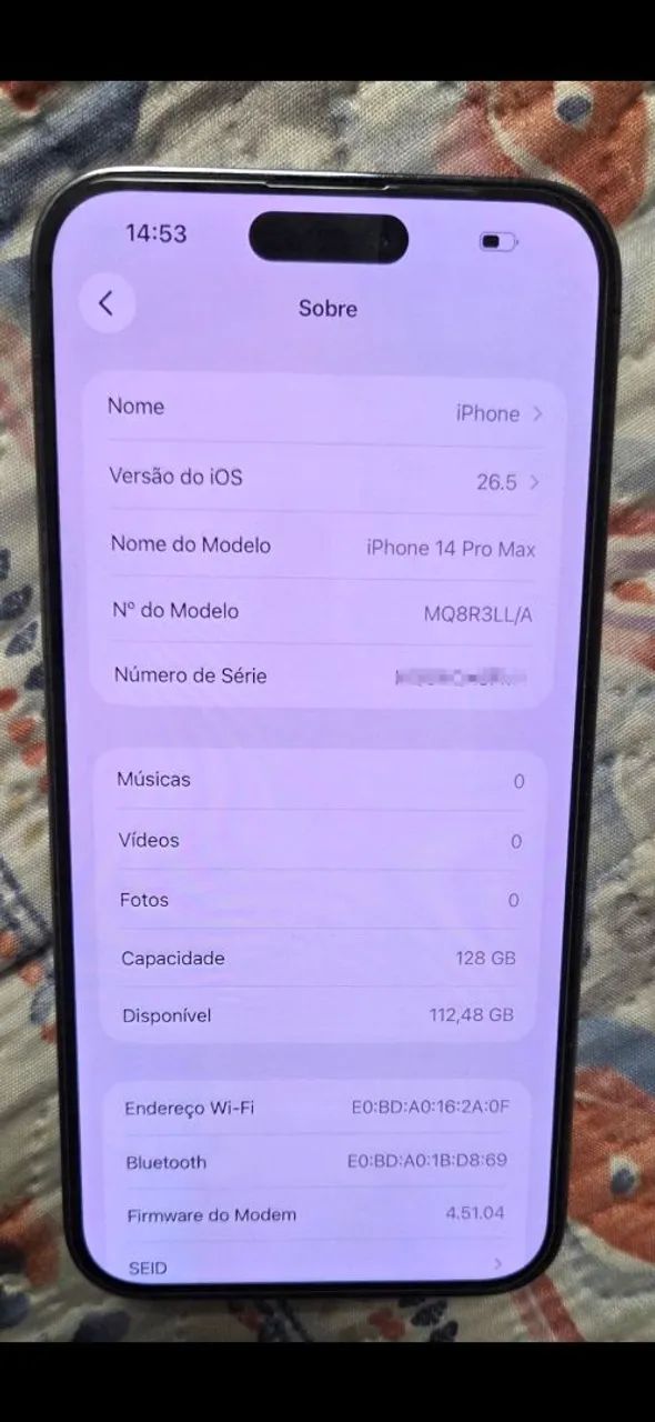 Iphone 14 pro max 128g Roxo - Foto 2