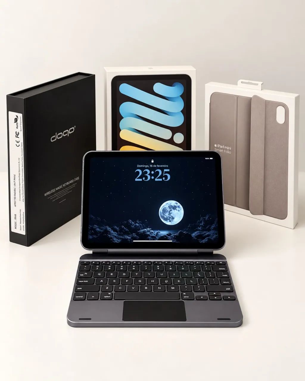 iPad Mini A17 Pro Wi-Fi + Cellular Azul - Completo