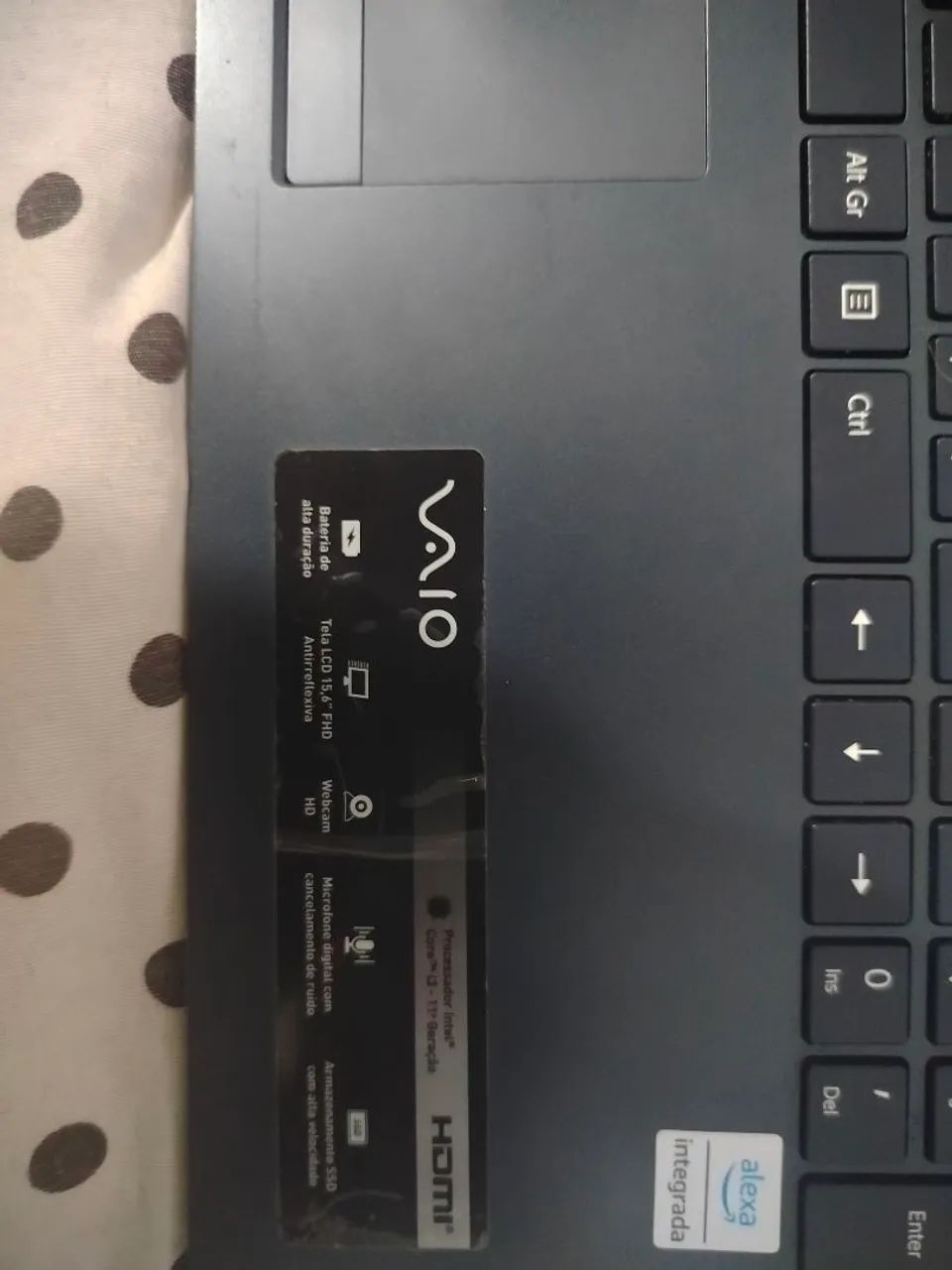 Notebook Vaio FE15 Core i3 11ª Geração e Caixa original  - Foto 3
