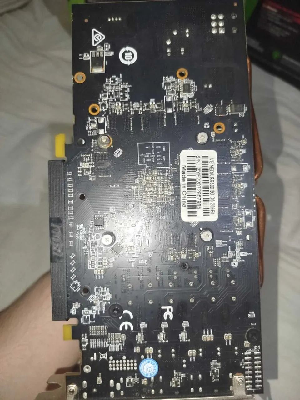 Placa de Vídeo RX 580 2048sp 8gb VRAM - Foto 5