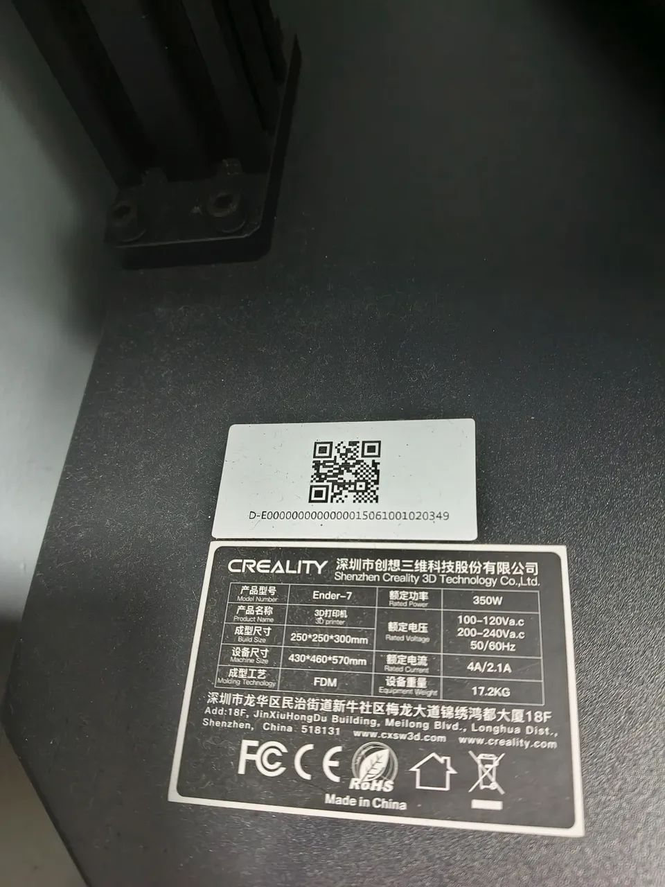 Impressora 3D creality ender 7 - Foto 3
