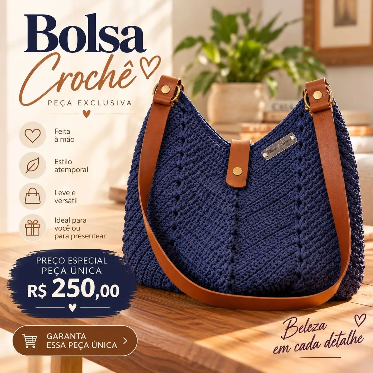 Bolsas de croche 