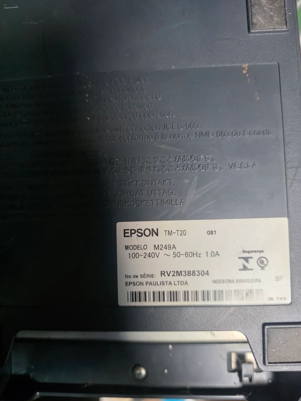 Impressora Epson TM-T20 - Foto 2