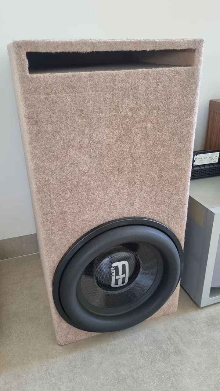 Caixa dutada 120 litros com fb audio de 850w para vender hoje - Foto 2