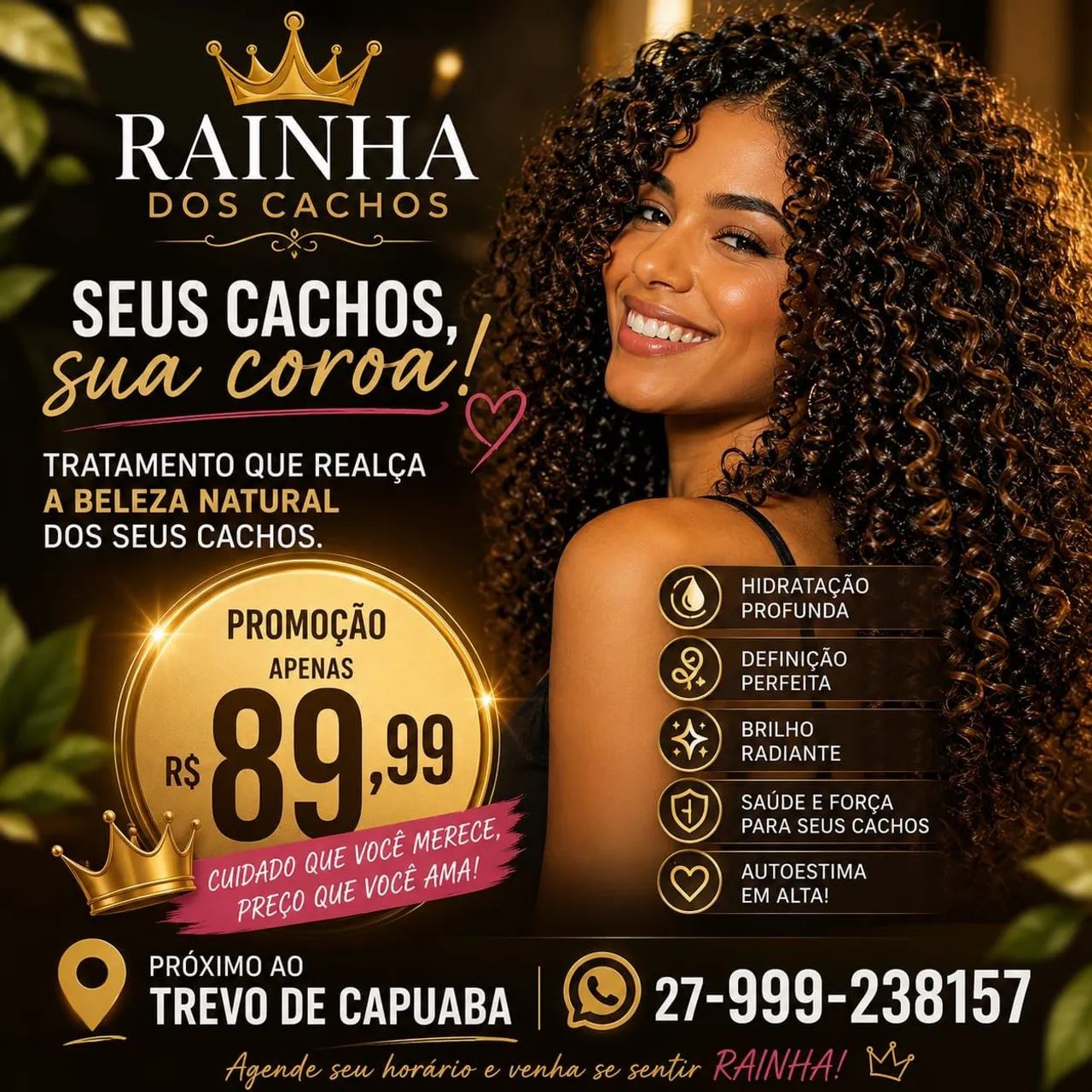 Soltura dos cachos" 