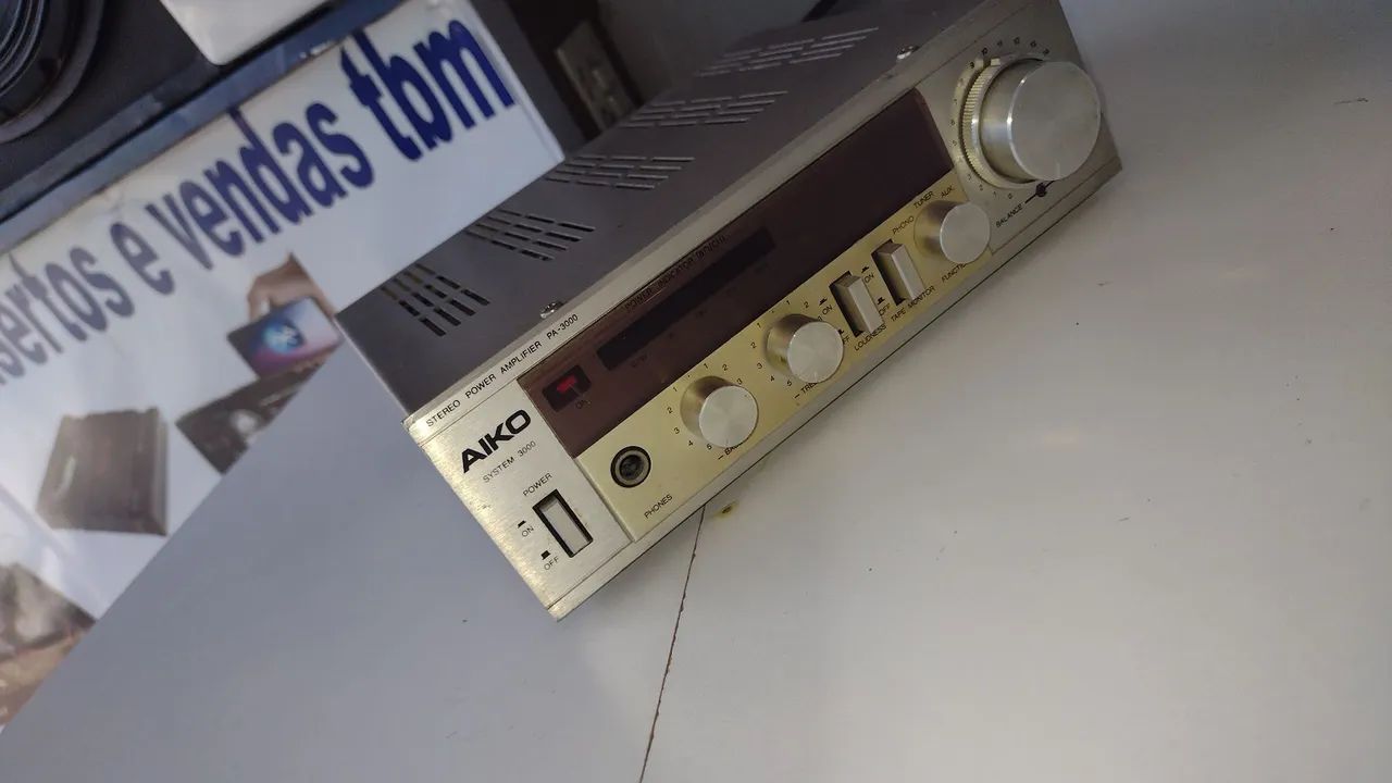 Som Aiko system 3000(tudo funcionando perfeitamente)