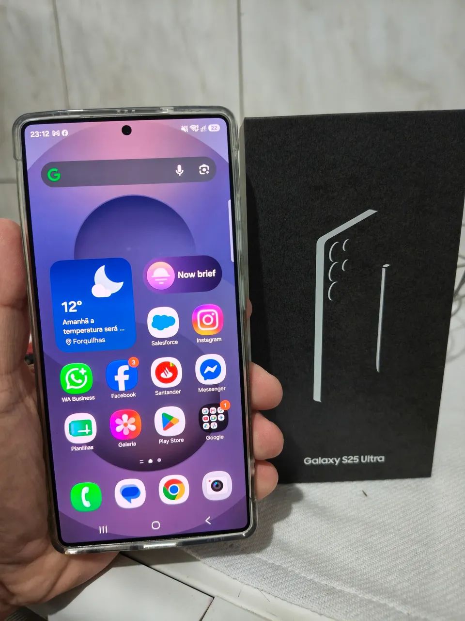 Samsung Galaxy S25 ultra 5G impecável 